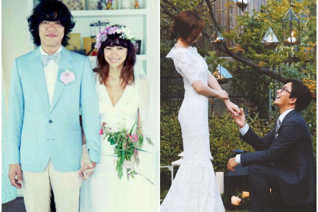 Musician Lee Sang-soon and K-pop star Lee Hyori, and Bae Yong-joon and Park Soo-jin, all splurged on their wedding days. Photos: Hyori Together, @yongjoon_bae/Instagram