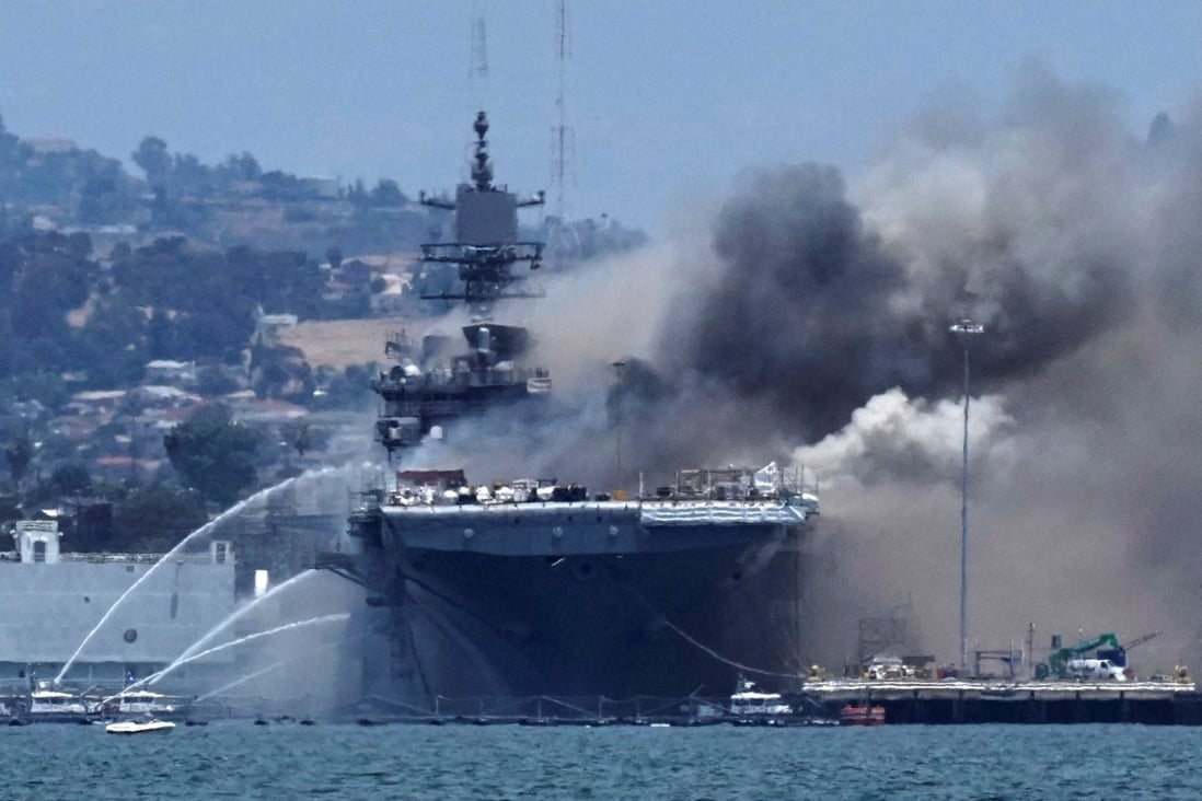 Dozens of US Navy officials face disciplinary action for systematic failures that contributed to the ship being destroyed. File photo: Reuters