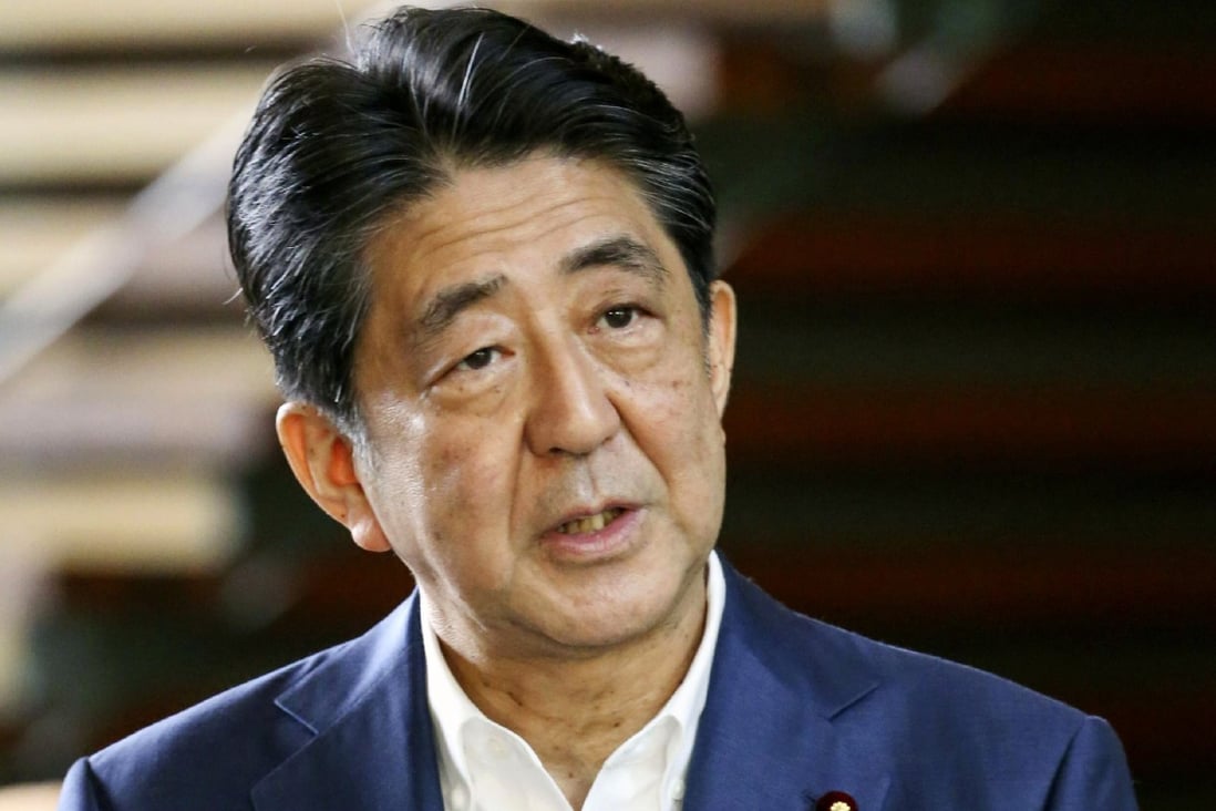 Former Japanese prime minister Shinzo Abe said an adventure in military affairs “could be suicidal to say the least” for Beijing. Photo: AP