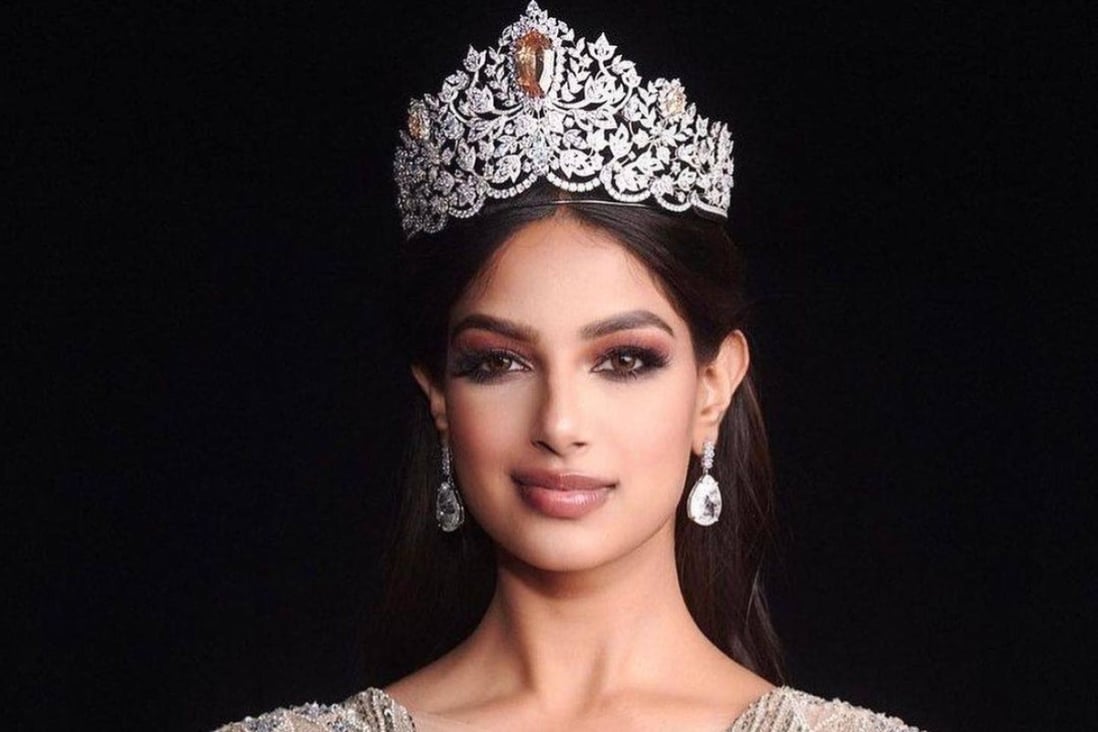 Miss Universe 2021 Harnaaz Sandhu is the third Indian woman to win the competition. 
Photo: harnaazsandhu_03/Instagram