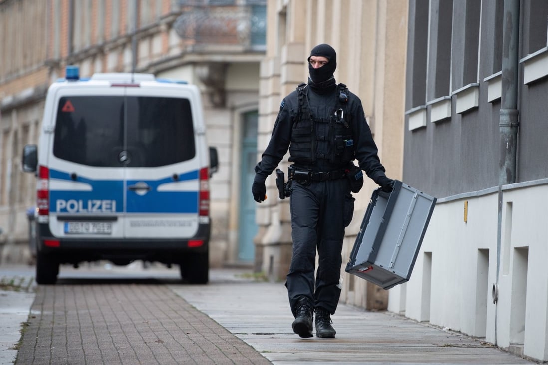 German police and special forces searched several properties in Dresden on Wednesday. Photo: dpa