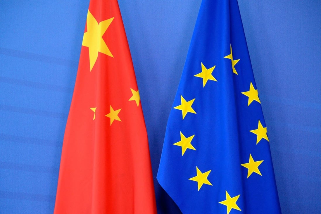 A planned EU-China investment deal has stalled amid a row over sanctions. Photo: AFP