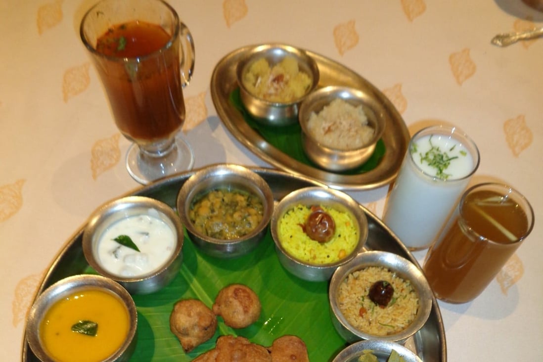 A saatvik coastal thali meal curated by food writer Gita Hari for Mumbai’s ITC Maratha. Photo: Gita Hari