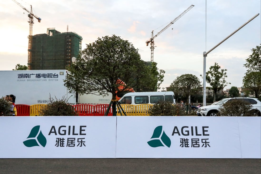 Shares of A-Living Services, a unit of Guangzhou-based Agile Group, have slumped in the last one month. Credit: Imaginechina via AFP