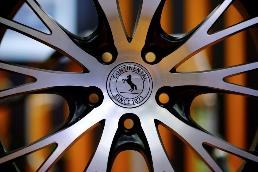 German firm Continental is one of the world’s largest car parts makers and has production facilities in Lithuania. Photo: Reuters 