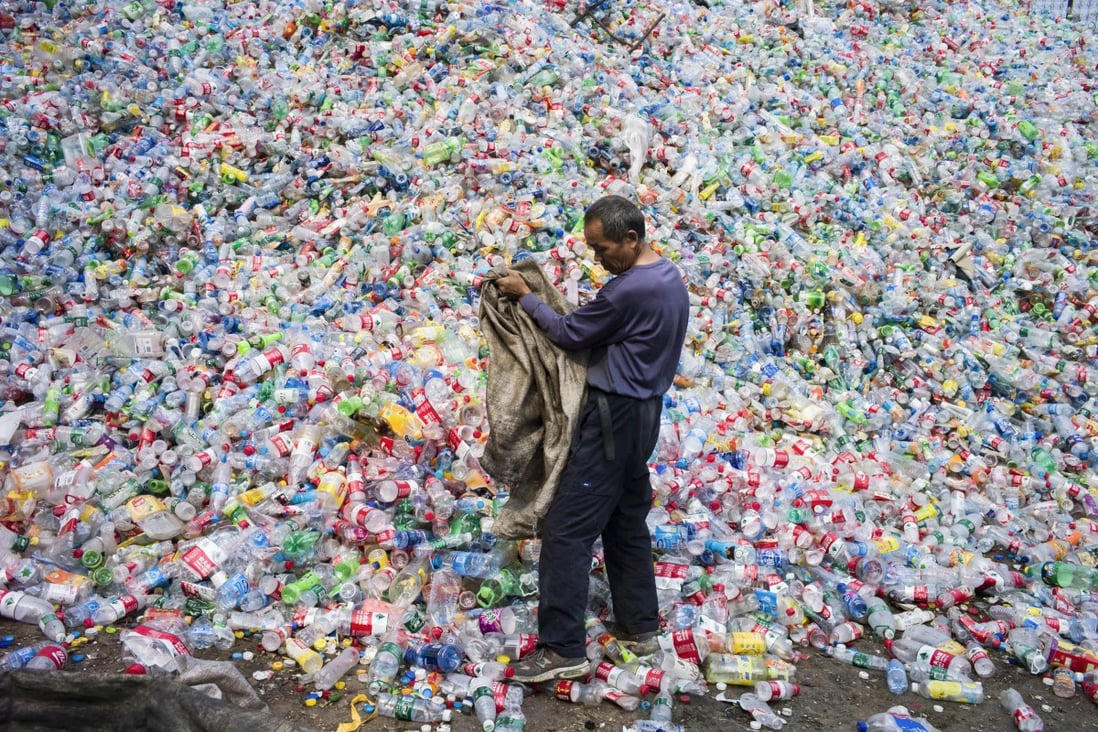 China, the biggest producer of plastic waste on the planet, kicked off a five-year plan in January to phase out single-use and non-biodegradable plastic bags and other plastic packaging. Photo: AFP