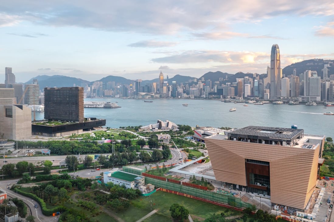 The West Kowloon cultural district is set to attract mainland Chinese and multinational tenants, as new office space comes into the market. Photo: Handout