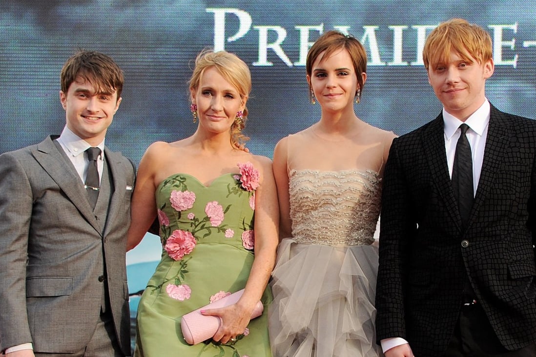 The main cast of Harry Potter – Daniel Radcliffe, Emma Watson and Rupert Grint – all spoke out against J.K. Rowling’s transphobic tweets in 2020. Photo: Getty Images