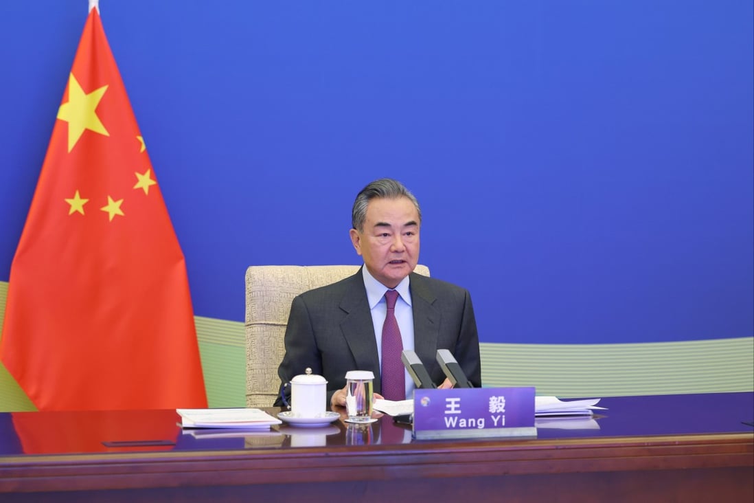 Chinese Foreign Minister Wang Yi discussed Beijing’s diplomatic priorities for the year ahead. Photo: Xinhua