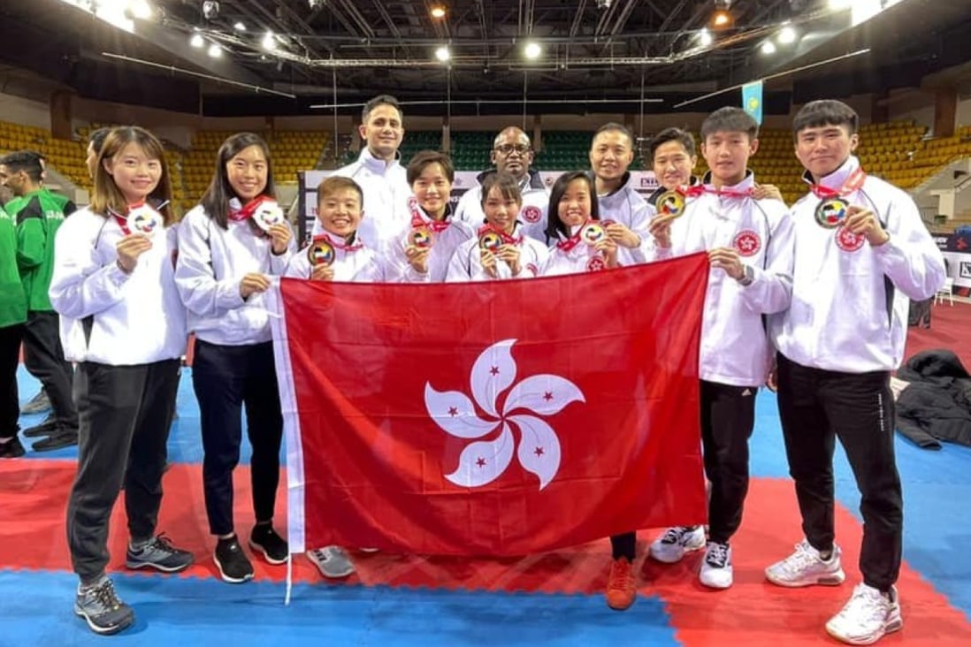 Hong Kong’s karate team finishes with three senior bronze medals at the WKF Asian Championships in Kazakhstan. Photo: The Karatedo Federation of Hong Kong China   