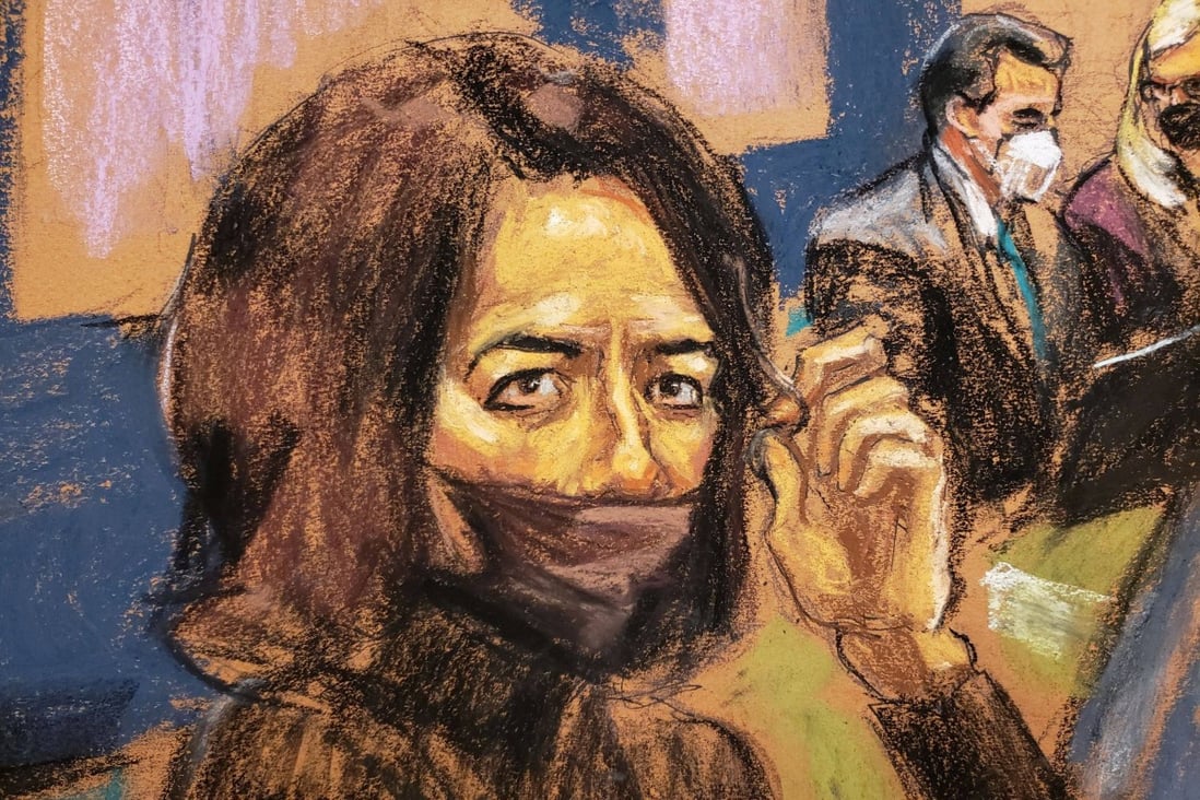 Ghislaine Maxwell sits in the courtroom to hear a note from the jury in a courtroom sketch in New York City on December 21. Photo: Reuters