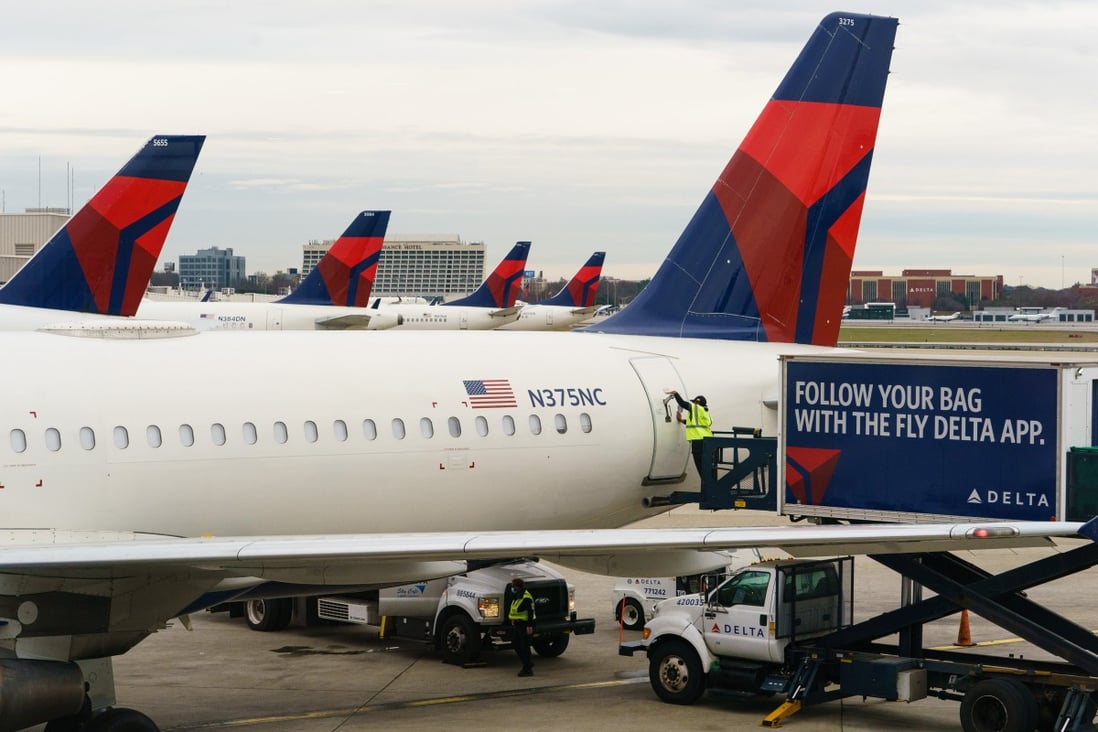 A Delta Air Lines plane at Atlanta International Airport, US. Photo: Bloomberg