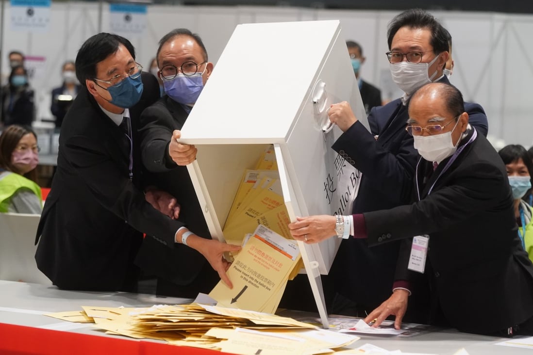 Hong Kong’s first Legco poll since Beijing’s overhaul of its electoral system was held on Sunday. Photo: Sam Tsang