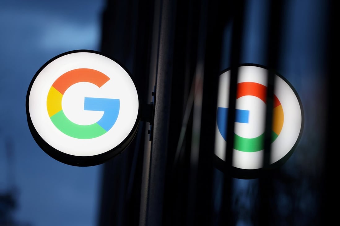 The Google LLC logo is seen at the the company’s store in Manhattan in November. Photo: Reuters