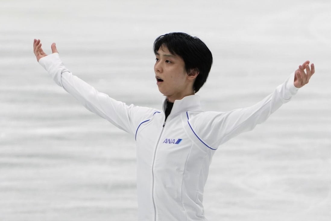 Japan’s Yuzuru Hanyu poses during a practice session for the Japan Figure Skating Championships at Saitama Super Arena. Photo: AP