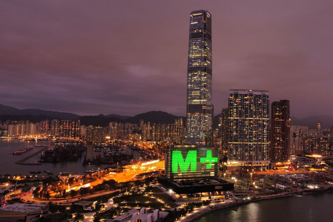 M+ and the West Kowloon cultural hub. Photo: Martin Chan