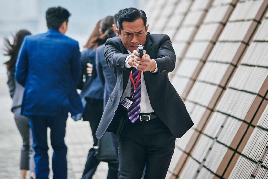 Louis Koo in a scene from G Storm (category: IIB, Cantonese), directed by David Lam. Julian Cheung and Kevin Cheng co-star.
