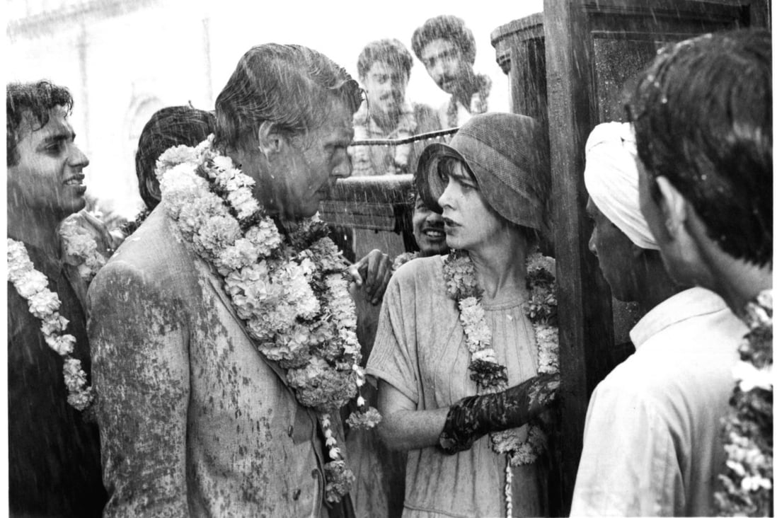 James Fox says goodbye to Judy Davis in a still from A Passage To India. Photo: Columbia Pictures/ Getty Images