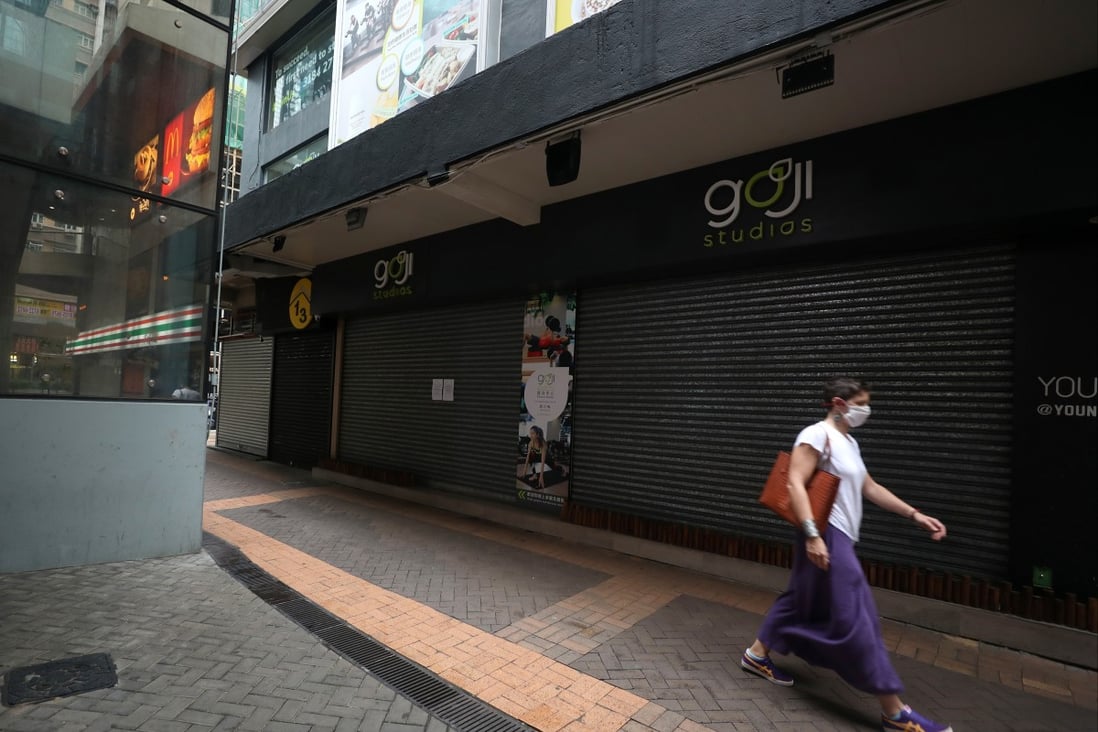Goji Studios once had eight locations in Hong Kong. As of Tuesday morning, none remain open. Photo: Xiaomei Chen