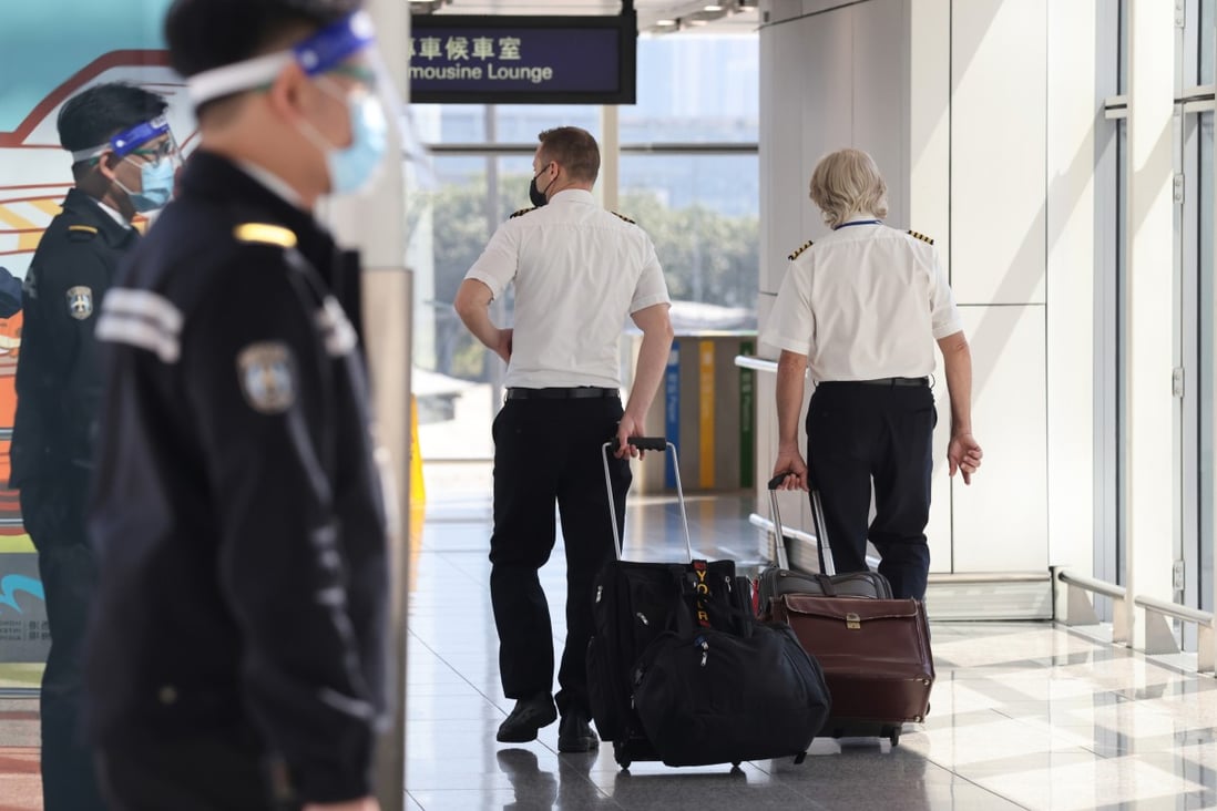 Air cargo crew have been allowed to stay at home during their three-day quarantine period, but that is about to change. Photo: May Tse