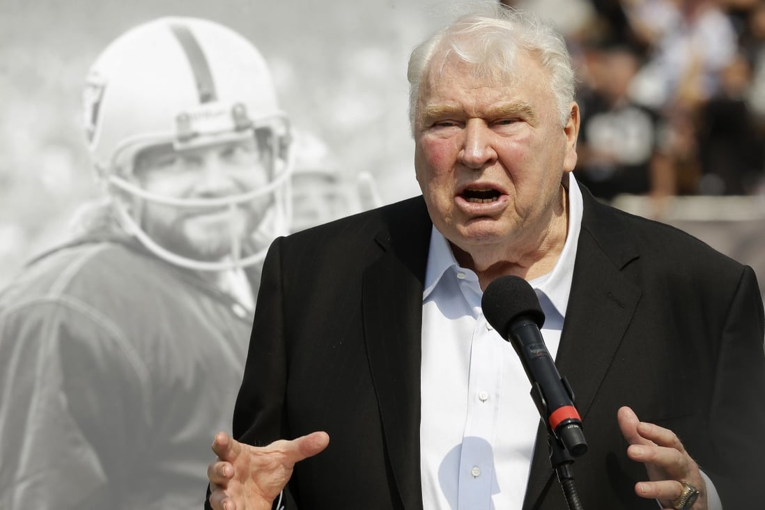 NFL great John Madden has died at the age of 85. Photo: AP