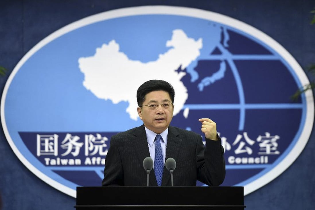 Ma Xiaoguang, spokesman for the Taiwan Affairs Office, says Beijing will act if any red lines on independence are crossed. Photo: Xinhua