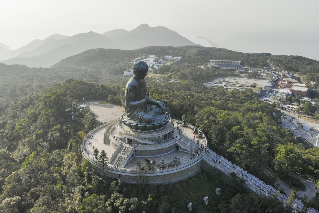 The Big Buddha statue at Lantau Island. Photo: Martin Chan