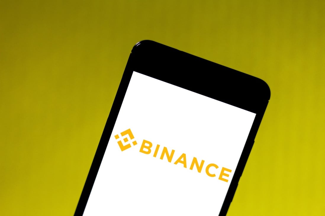The Binance logo displayed on a smartphone on May 24, 2019. Photo: LightRocket via Getty Images