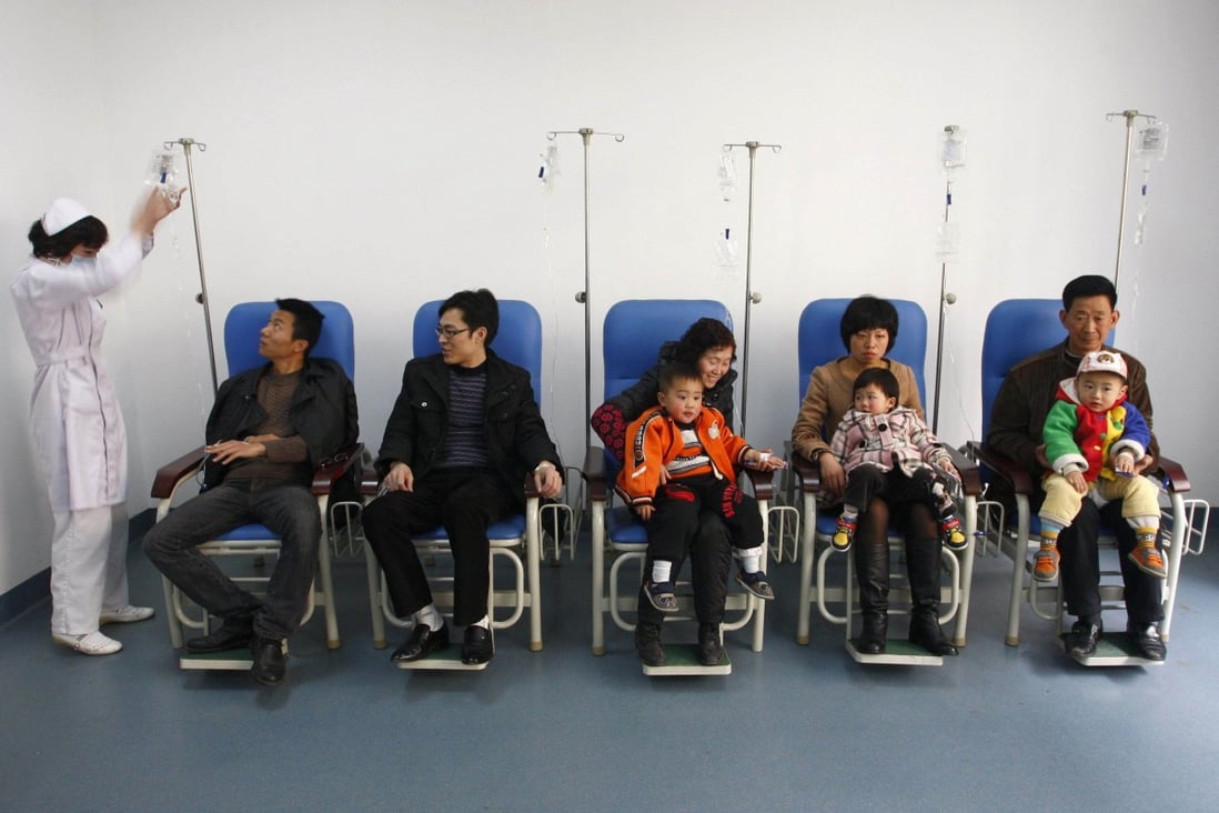 Officials are becoming increasingly alarmed about the finances of China’s health insurance scheme. Photo: Reuters