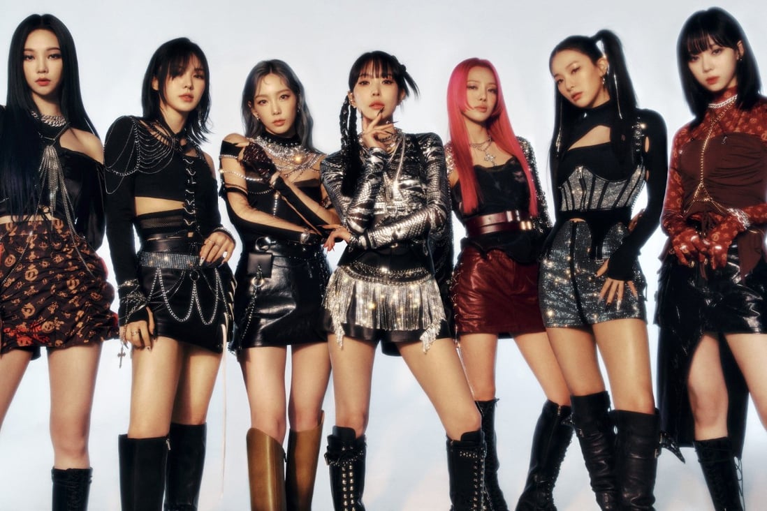 SM Entertainment’s newest group, Girls on Top, includes seven K-pop heavy hitters. Photo: @GirlsOnTop_SM/Twitter