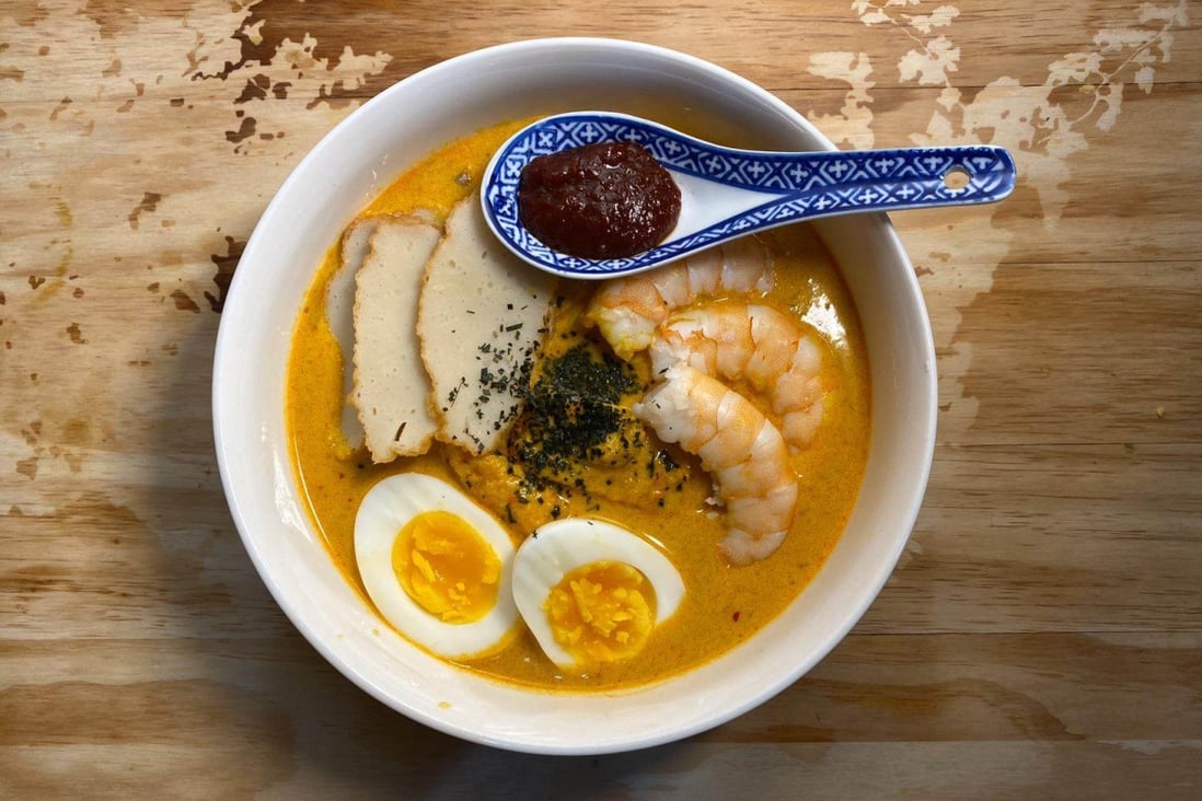 A bowl of laksa served by Makan Place at a US pop-up event in San Francisco. Photo: Handout