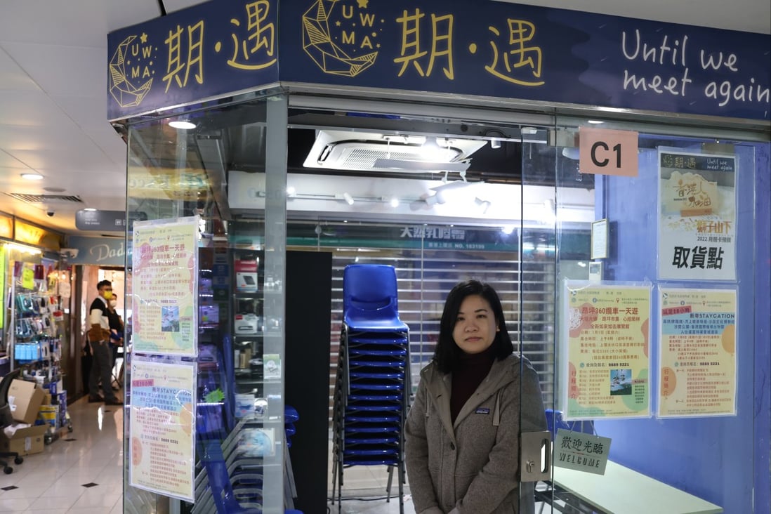 Former district councillor Bonnie Ng at her shop in Sheung Wan. Photo: K. Y. Cheng