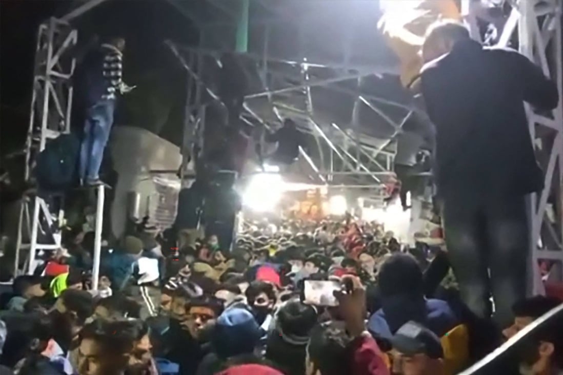 The stampede at the Mata Vaishno Devi shrine was triggered by a massive rush of devotees. Photo: AFT