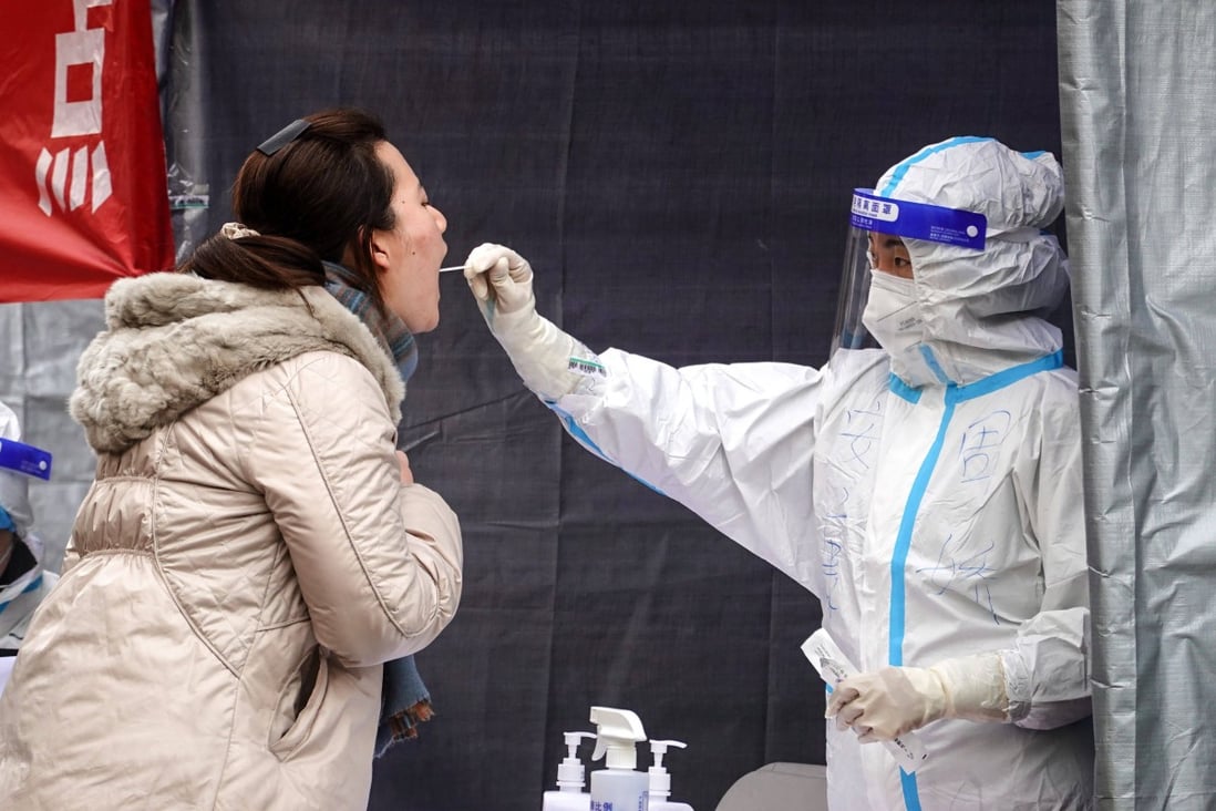 Xian has introduced mass Covid-19 testing as part of its efforts to stop the latest outbreak. Photo: AFP