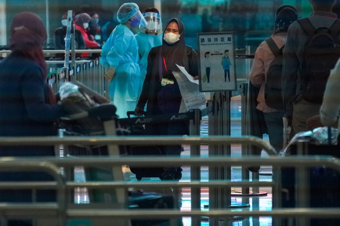 More that 4,000 foreign domestic helpers are waiting to come to Hong Kong, according to Cheung Kit-man, chairman of the Hong Kong Employment Agencies Association. Photo: Felix Wong