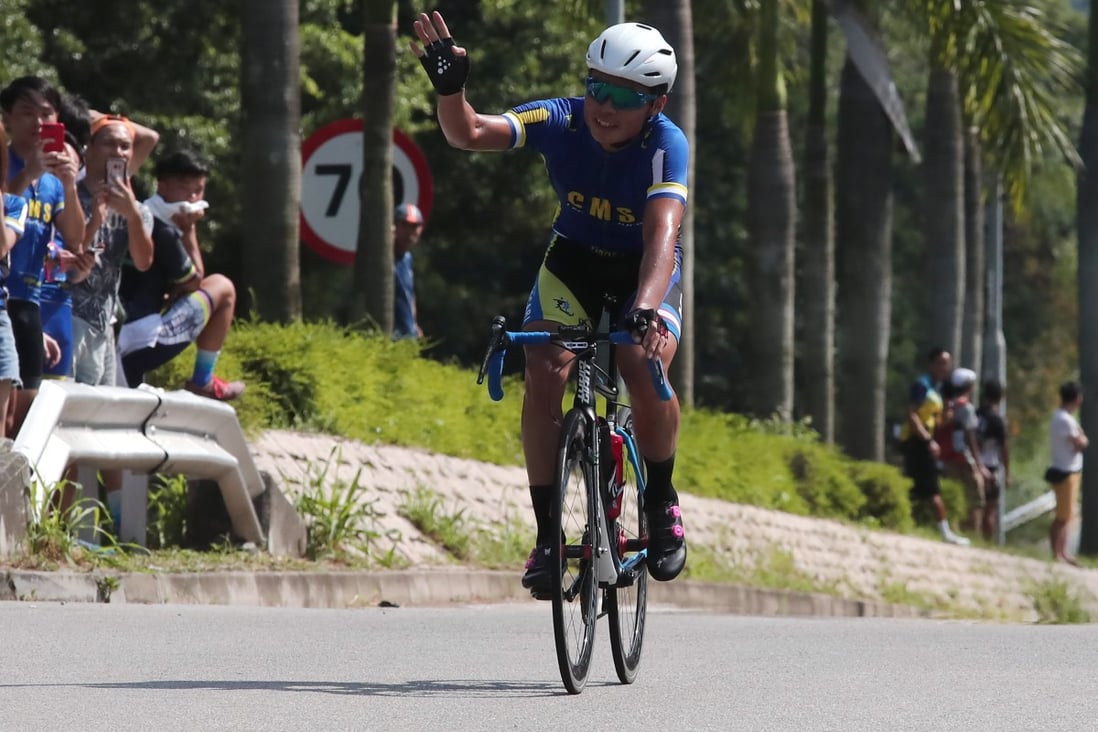 Hong Kong rider Ko Siu-wai wins the 2018 National Championships roda race in Tin Shui Wai. Photo: Jonathan Wong