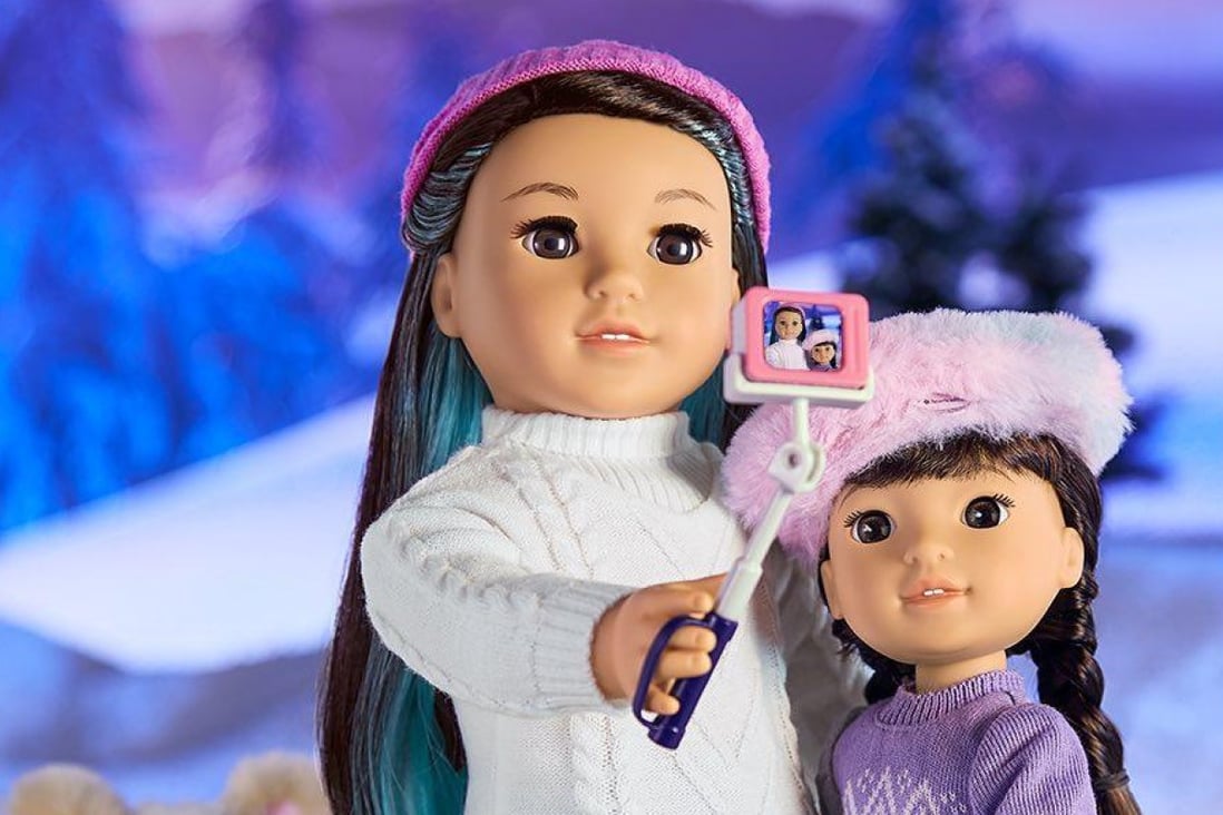 Corinne Tan, the Chinese-American doll that’s the newest addition to American Girl’s roster, with her little sister Gwynn. 