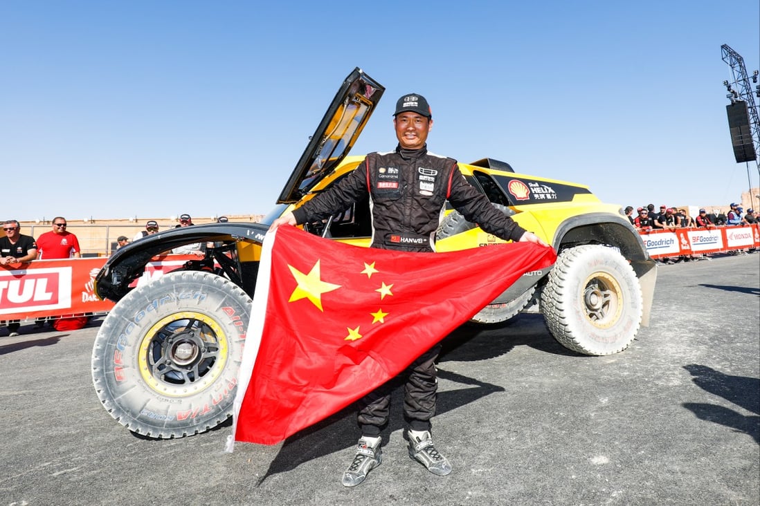 Han Wei is hoping to better his 2020 record in Dakar Rally this year. Photo: DPPI