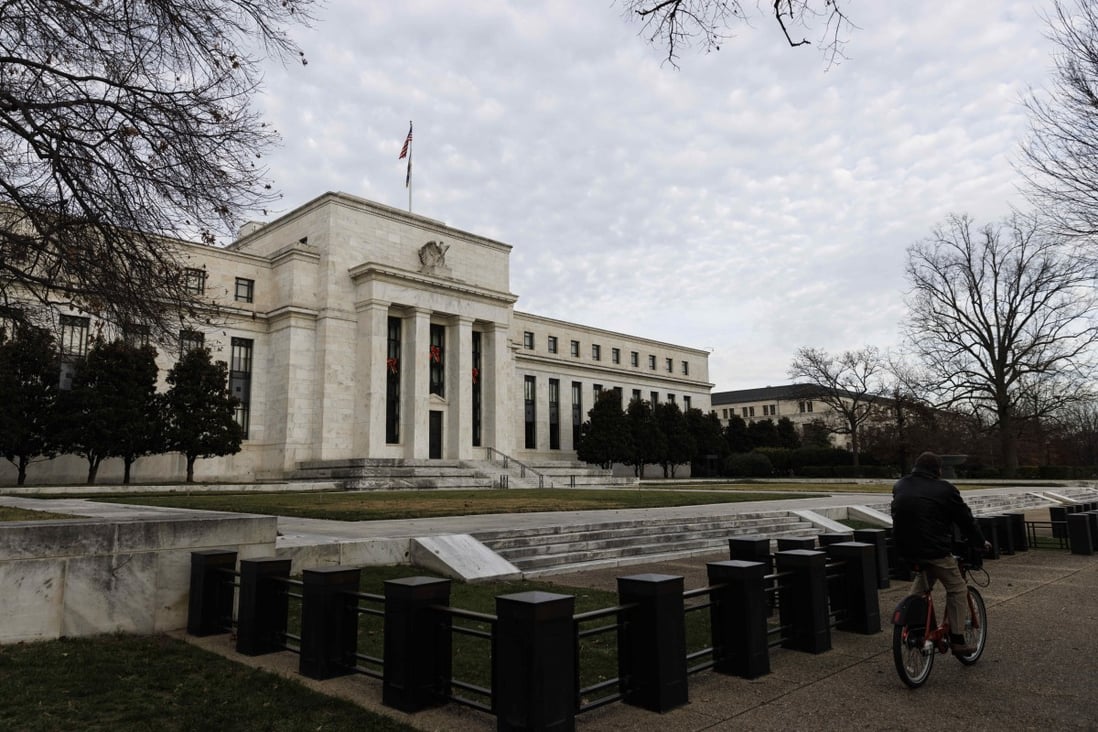 The US Federal Reserve building in Washington on December 15, 2021. The Fed has been accused of ignoring rising inflation for too long, setting up equities markets for a nasty fall when interest rates eventually rise. Photo: Xinhua