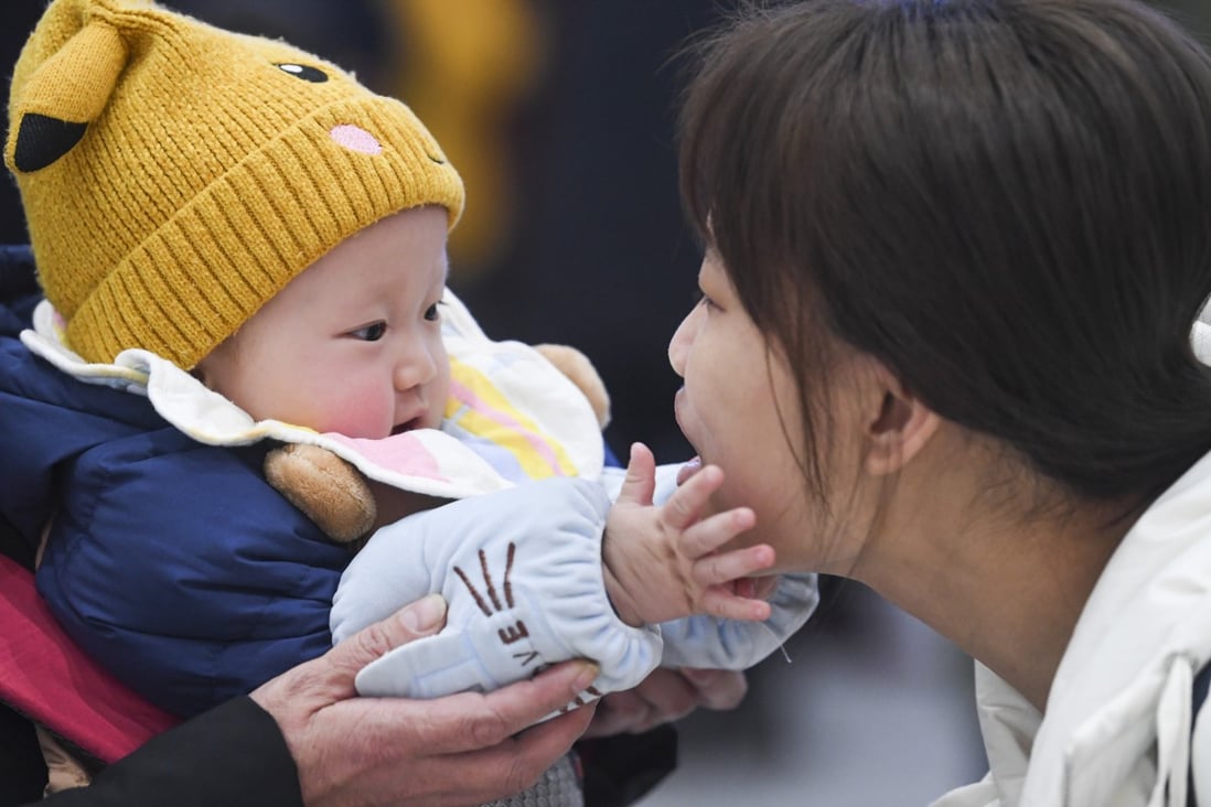After falling to 12 million in 2020, the number of newborns in China may have dropped to 10 million last year, according to a new think tank. Photo: Xinhua