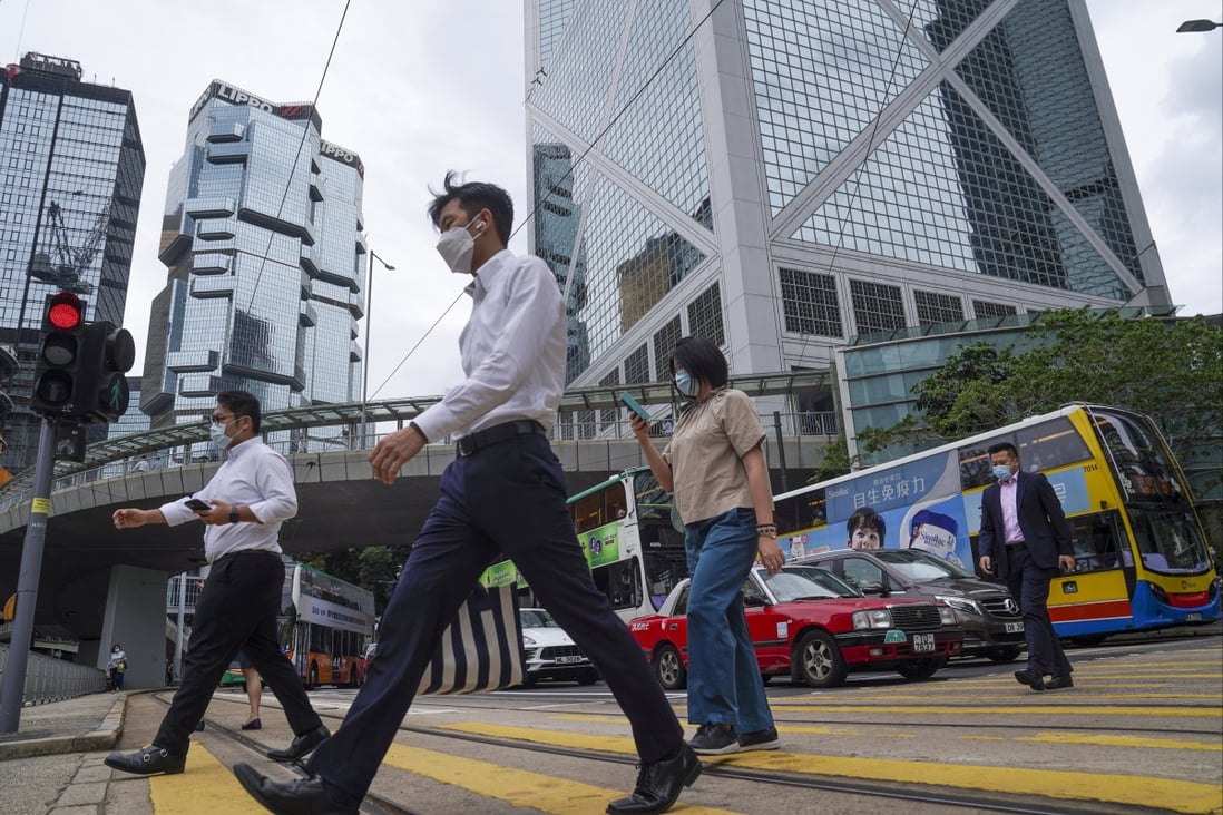 Hong Kong’s Central district. The MPF’s overall performance last year was affected by the poor performance of Hong Kong equities, an analyst says. Photo: Sam Tsang