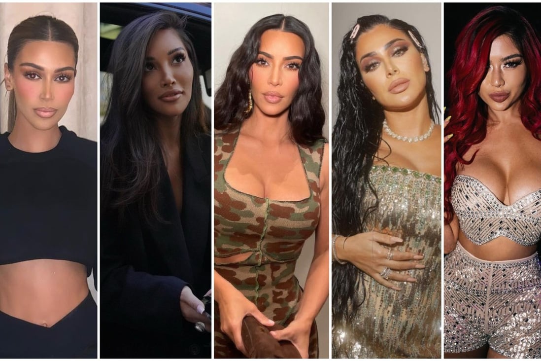 The Kim Kardashian doppelgänger club – can you spot the real one? Photos: @soniaxfyza, @kamiosman, @kimkardashian, @huda, @kimlee/Instagram
