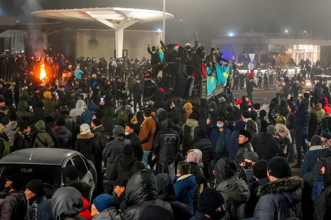 Kazakhstan, which has been engulfed in violence, is a crucial link in Beijing’s Belt and Road Initiative. Photo: AFP
