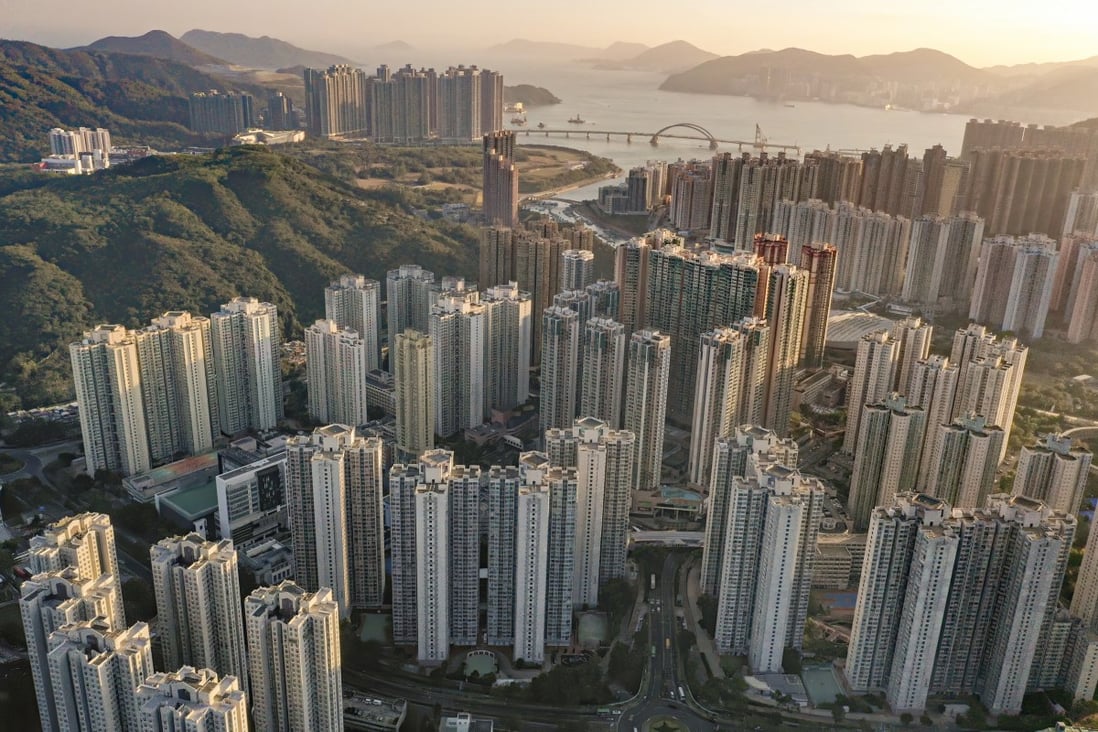 Hong Kong public housing estates are seen in Tseung Kwan O.  Photo: Dickson Lee
