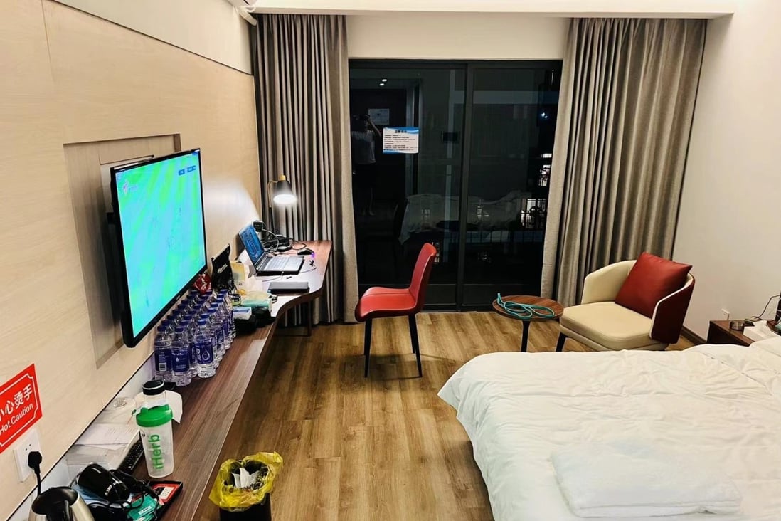 One of the rooms in Zhuhai’s quarantine centre. Photo: Ken Lau