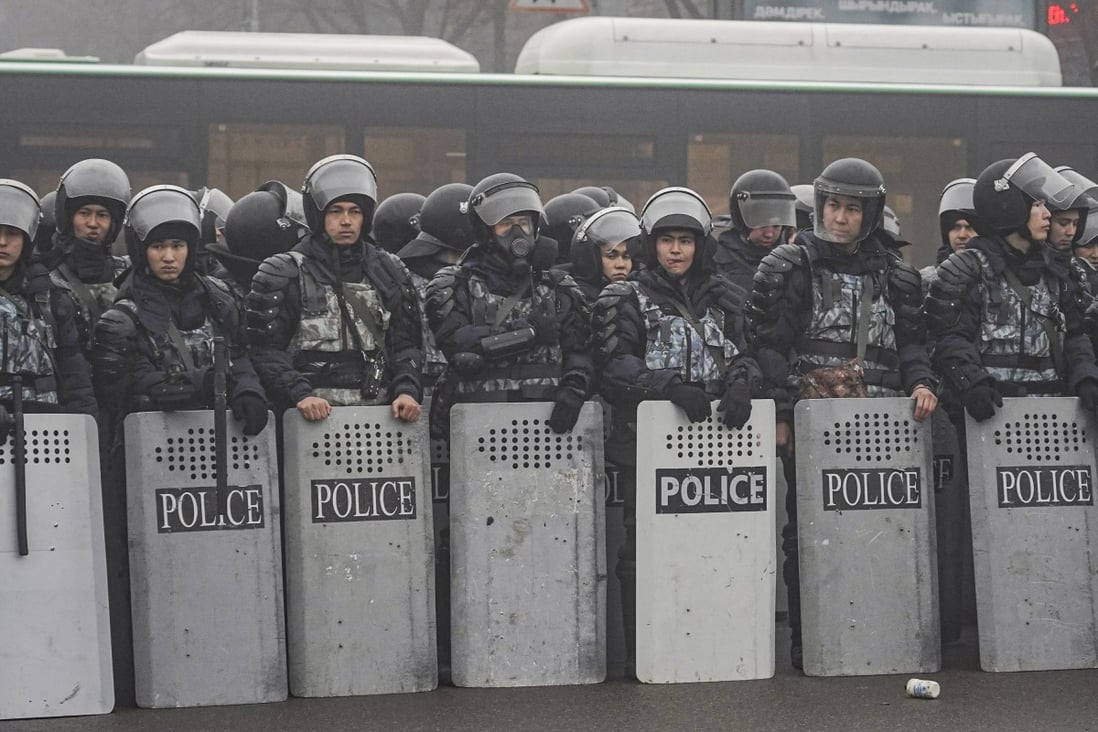 China has offered to support the Kazakh law enforcement and security agencies. Photo: EPA-EFE