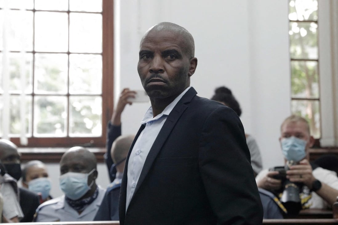 Zandile Christmas Mafe, a suspect linked to the first at South Africa’s Parliament. Photo: AFP 
