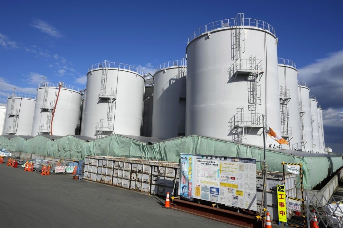 Storage tanks at tsunami-crippled Tokyo Electric Power Companys Fukushima Daiichi Nuclear Power Plant Japan is hoping to put the past behind it with a new push for nuclear power Photo EPA