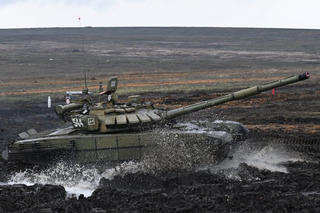 A Russian T-72B3 main battle tank. File photo: Reuters