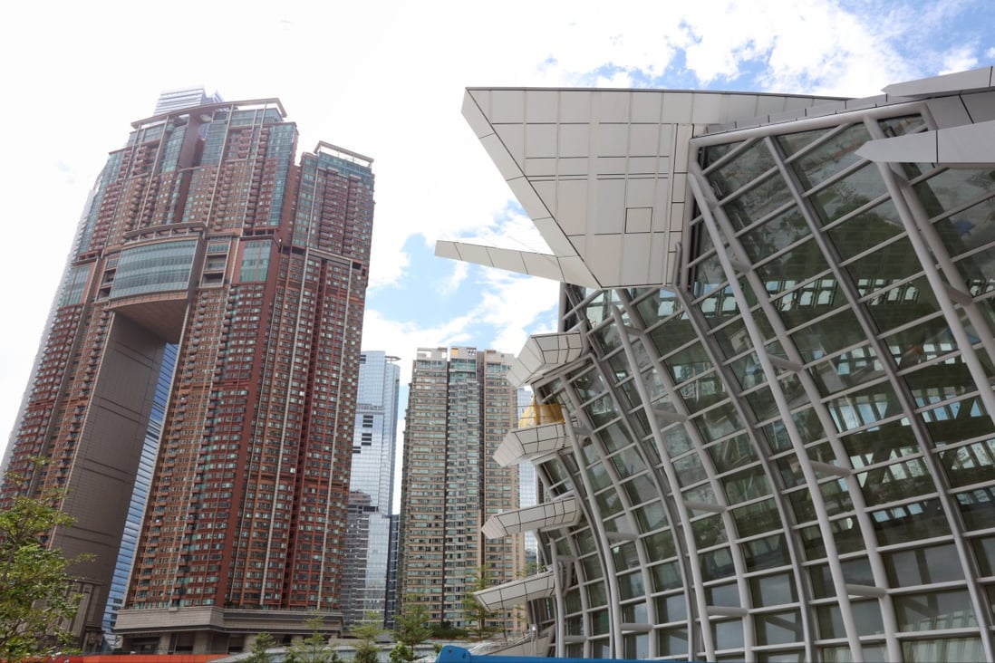The Arch luxury residential development next to the West Kowloon railway station. Photo: Felix Wong